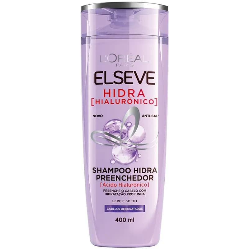 Shampoo Preenchedor Elseve Hidra Hialurônico 400ml