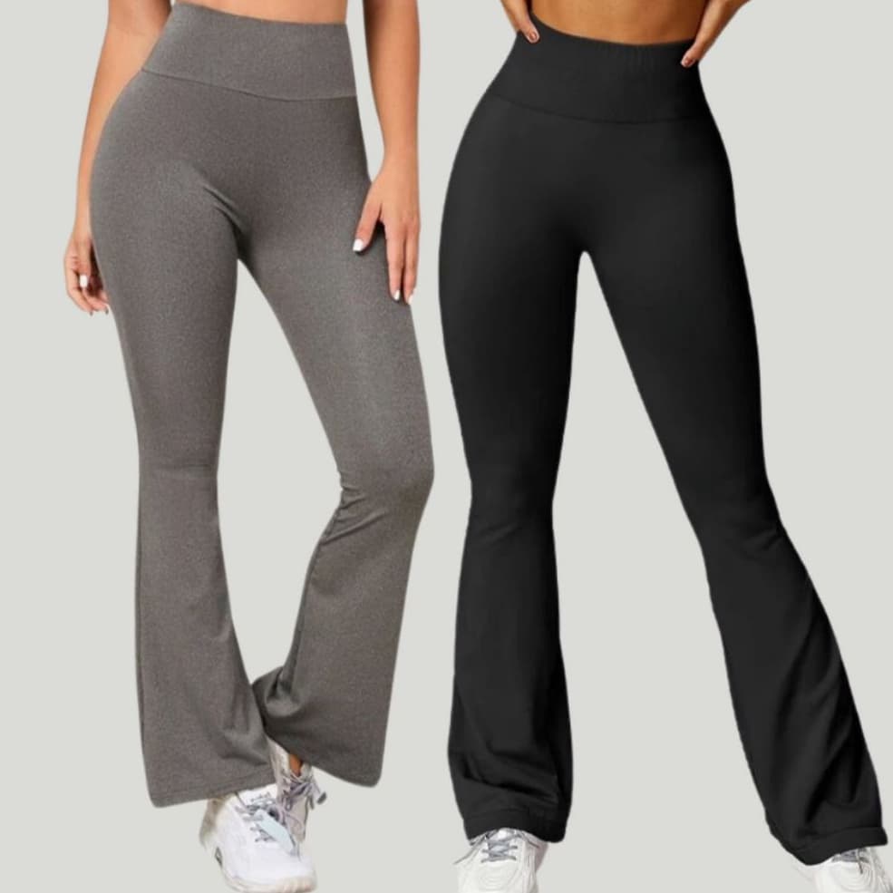 Calça Flare Legging Feminina Boca de Sino Bailarina P ao GG