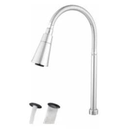 Tubo Flexivel Gourmet 3/4 com Arejador Cone Cromado 2 jatos para Torneira Cozinha *Medida Tubo 3/4*