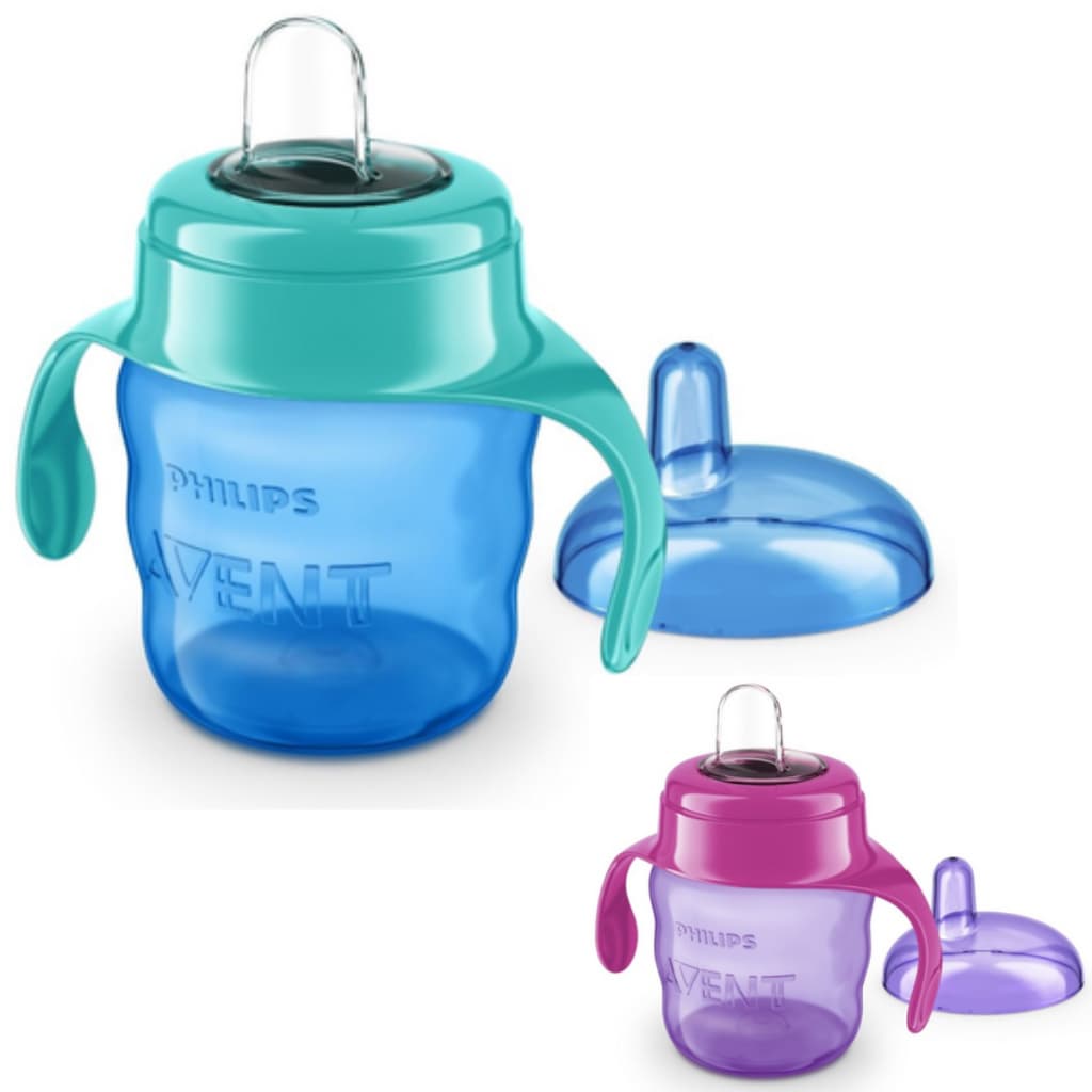 Copo De Treinamento Easy Sip Com Alça 200ml Bico Silicone Transição Bebê Avent Philips