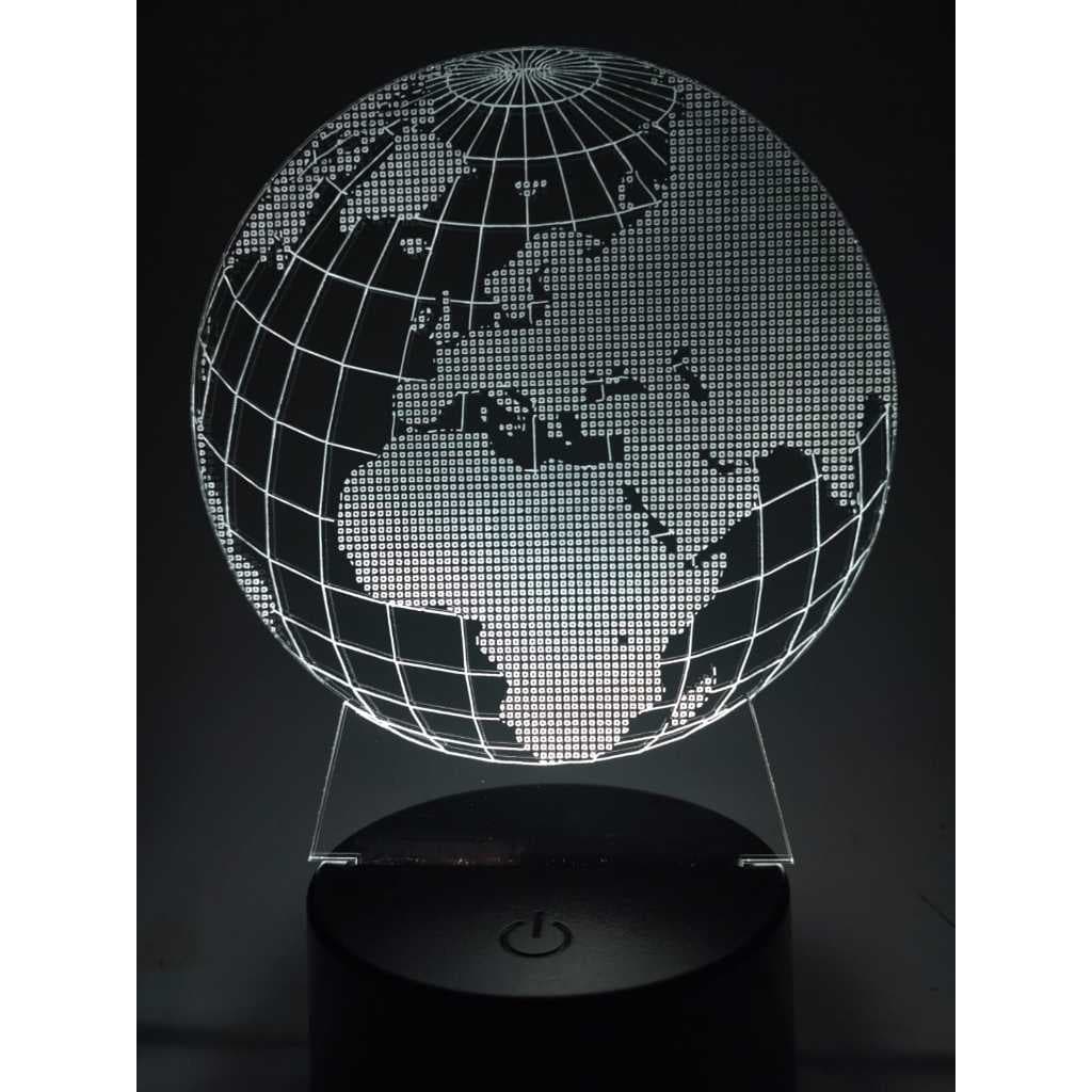 Luminária de mesa Globo Terreste - 16 cores + controle remoto
