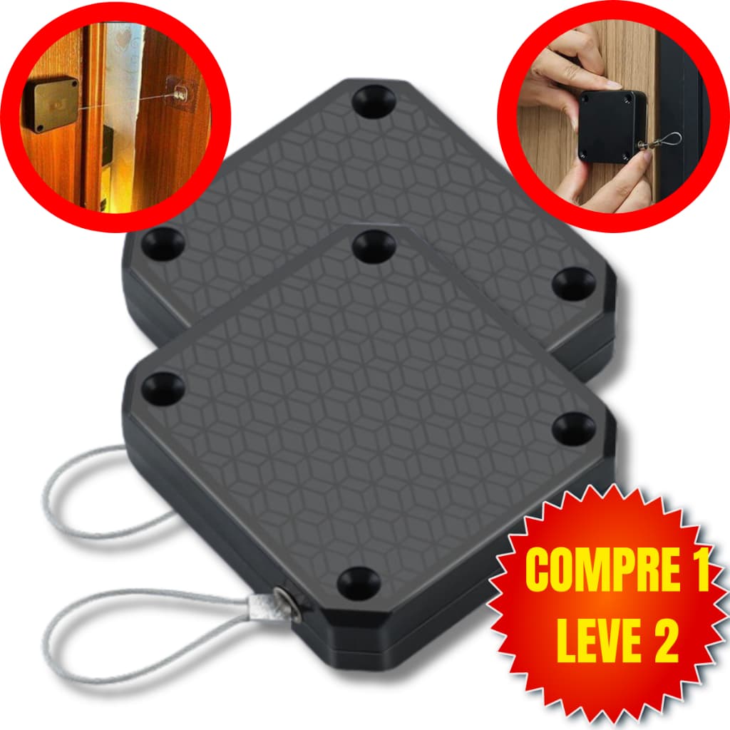 COMPRE 1 LEVE 2 - Mola Aérea para Fechamento Automático de Porta com Cabo Retrátil