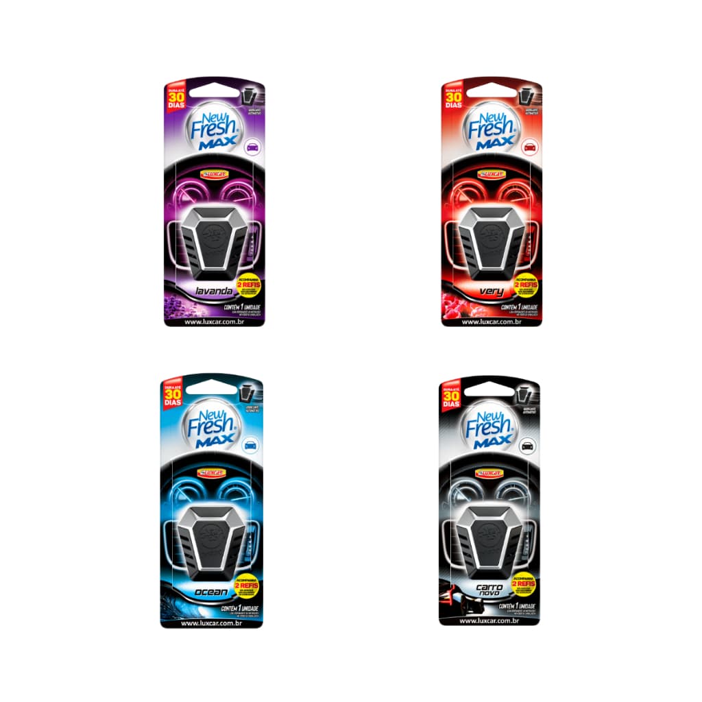 Cheirinho para carro New fresh Max Luxcar