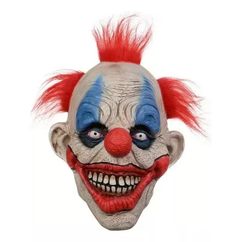 Máscara Palhaço Assassino 100% Látex Halloween Carnaval Assustadr