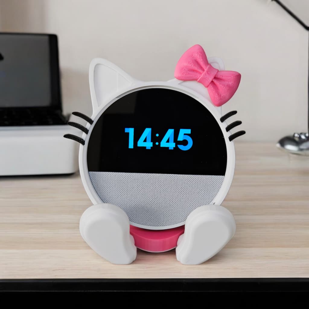 Suporte Alexa Echo SPOT Hello Kitty - Escultura, Presente, decoração criativa, Amazon