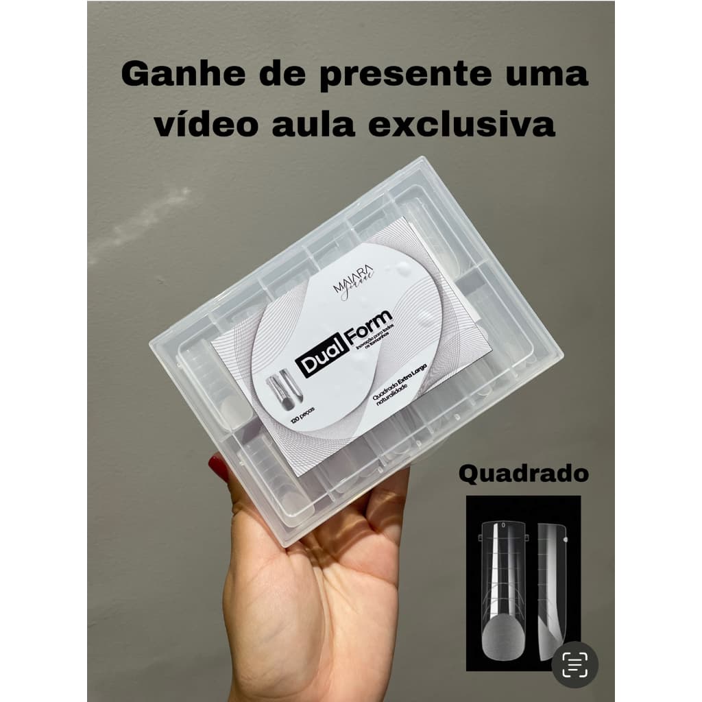 120 peças molde f1 quadrado extra largo cabe no pé maiara joanne acrigel fibra de vidro