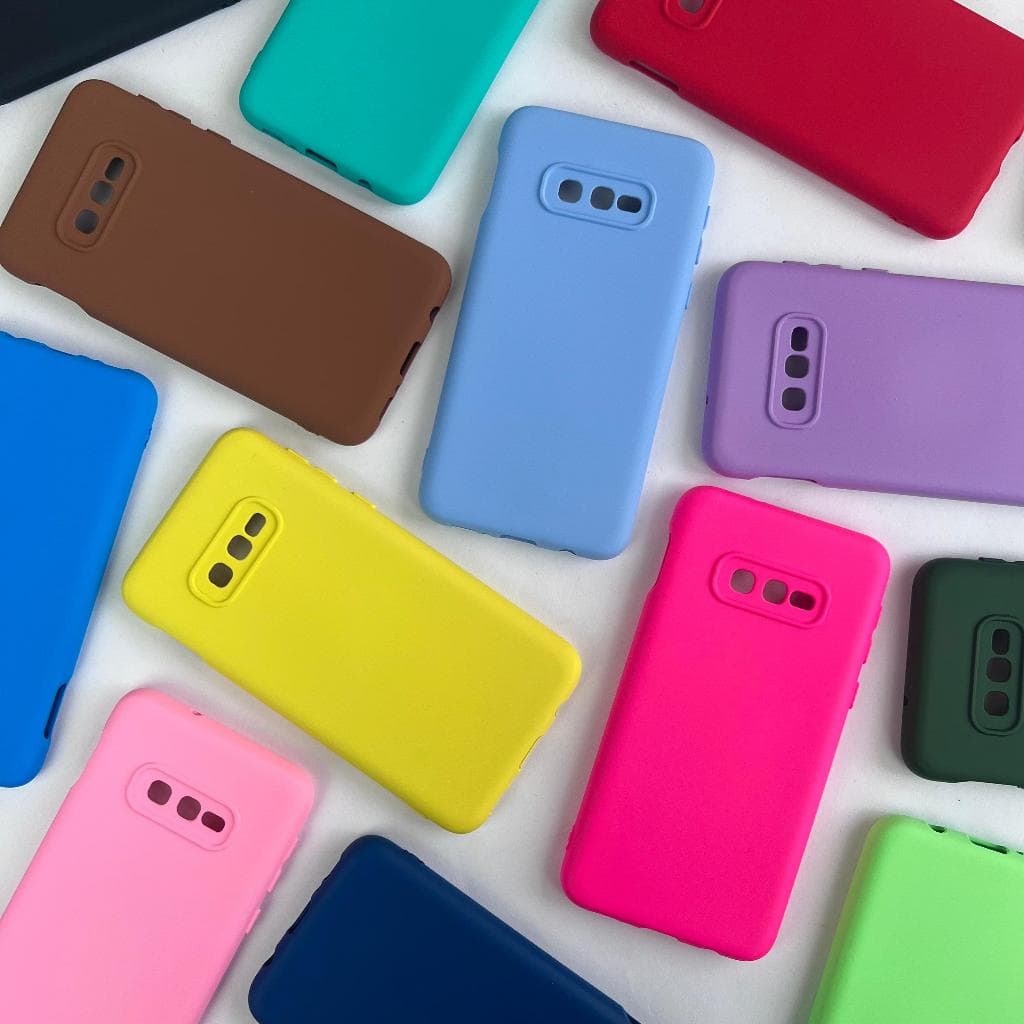 Capinha Para Samsung S10E / Capa Case Silicone Aveludada Colorida Forrada (CF26)