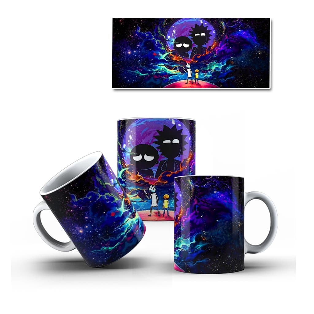 Caneca Rick And Morty COM NOME - Vários Modelos