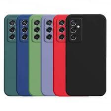 Kit 2X1 Samsung Galaxy M14 5G - Capa Silicone Aveludada Colorida + Película Frontal em Ceramica 9D