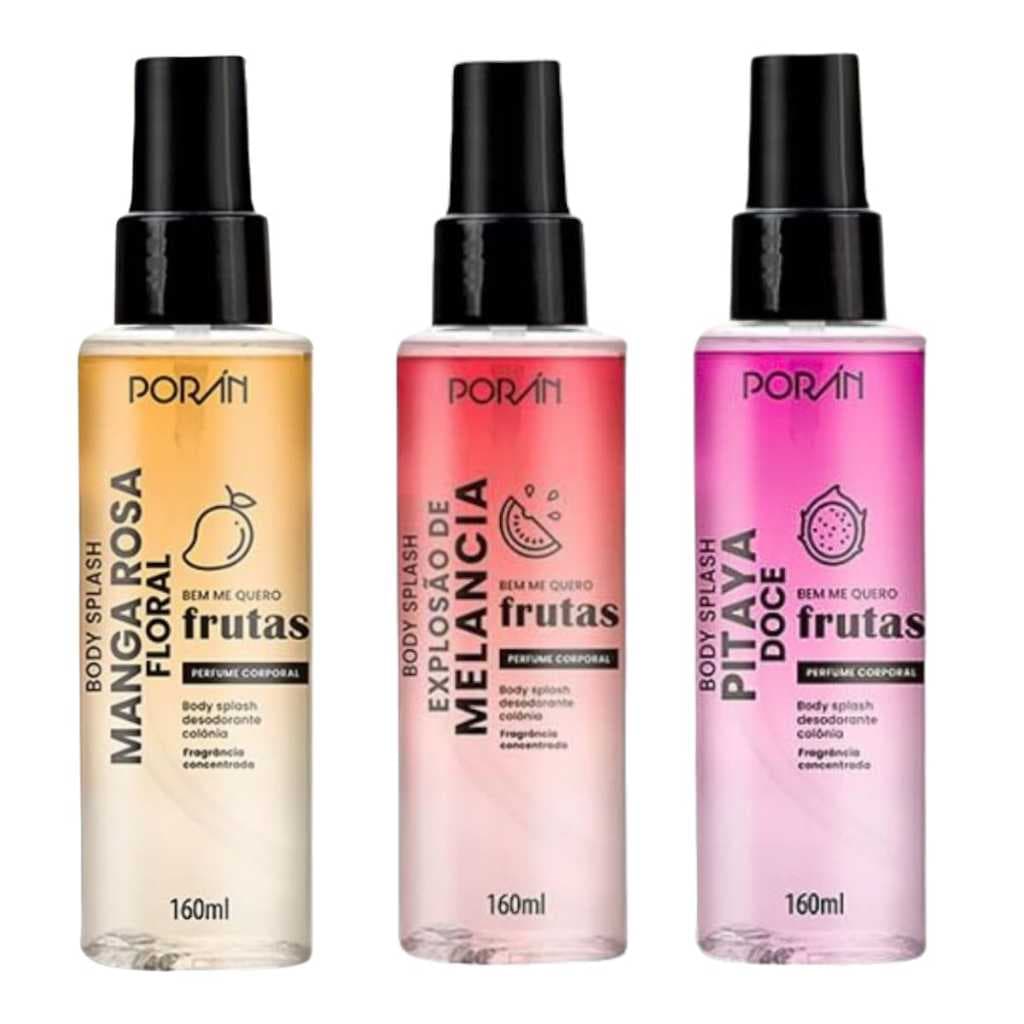 Body Splash Floral Bem Me Quero Frutas Porán– Perfume Corporal Feminino