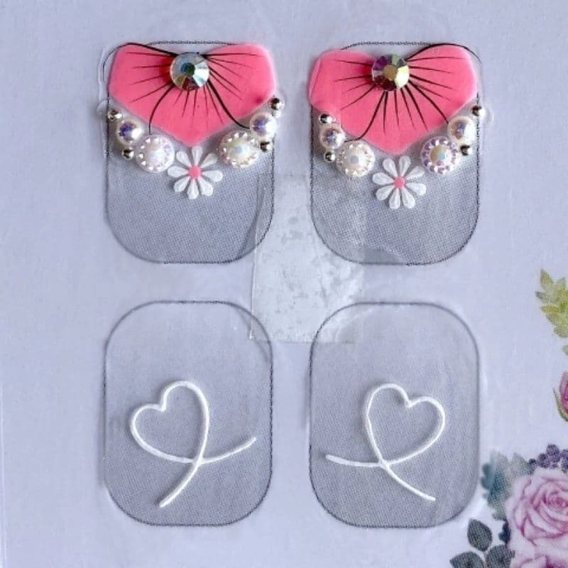 Kit 150 Adesivos de Unha 100% Artesanal Vários Modelos Manicure