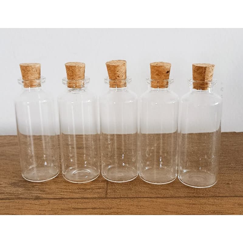 Promoção Vidros casquinha 40ml com rolha 20/30/50/60/80/100 peças.