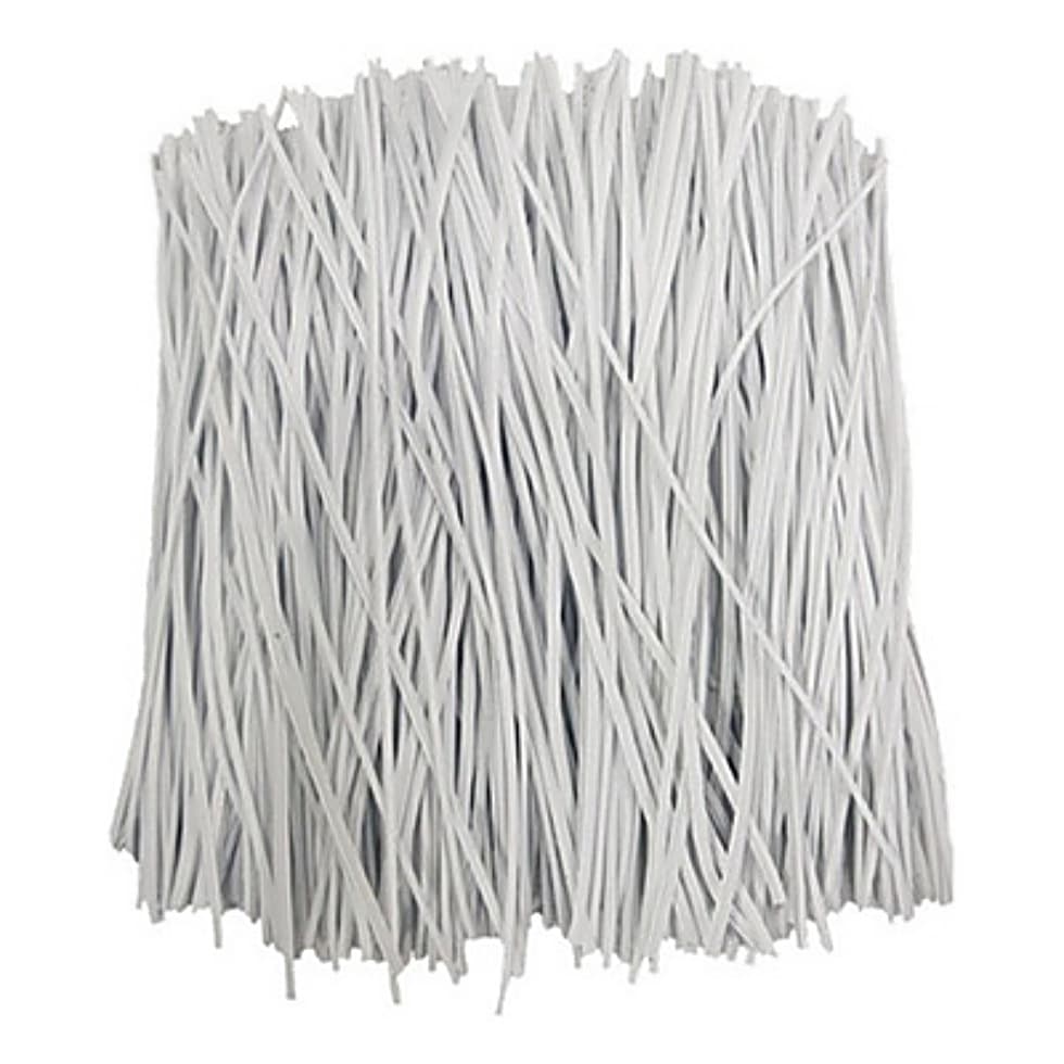 Fecho Fitilho Araminho Branco 10cm Extra Fino 1000 unidades