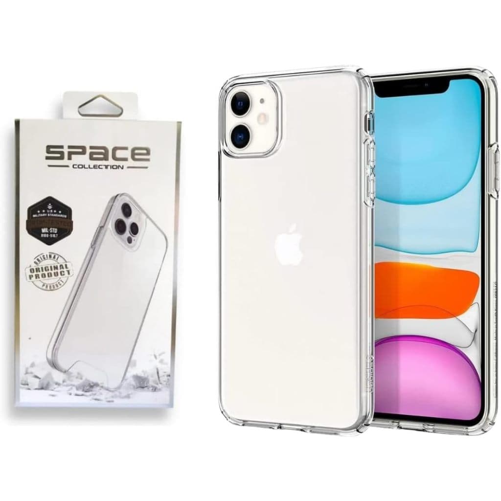 Capa Capinha Space Transparente Anti Impacto TPU Case Apple iPhone 11 iPhone 12 iPhone 13 iPhone 14 iPhone 15 iPhone XR