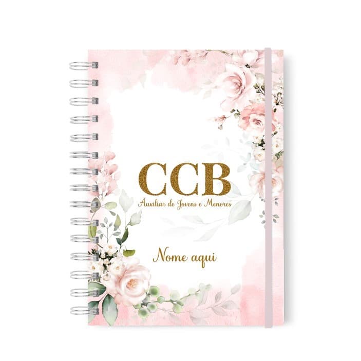 Agenda caderno auxiliar de jovens CCB anote reuniões, recitativos e compromissos