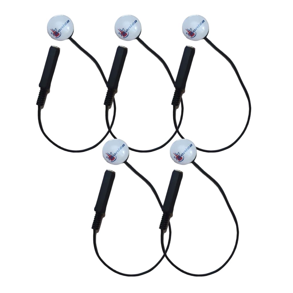 kit ou conjunto com 5 triggers Sônica para bateria eletrônica