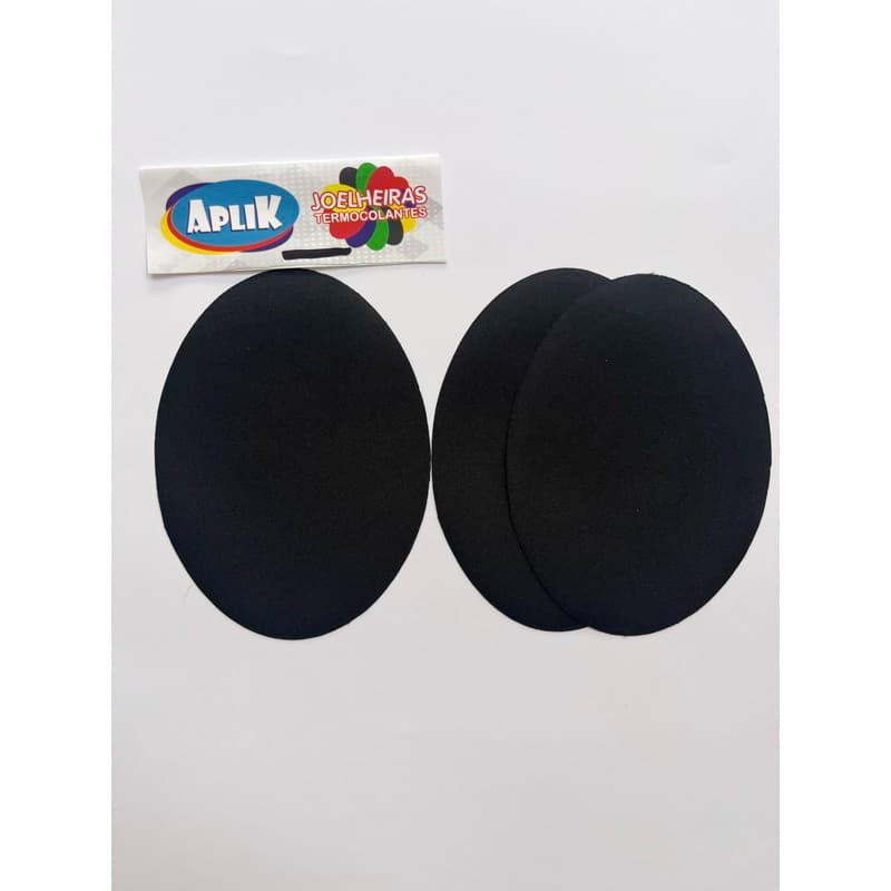 Joelheira Temocolante ApliK Reforço Calças Uniformes Escolares 3 Pares Preto