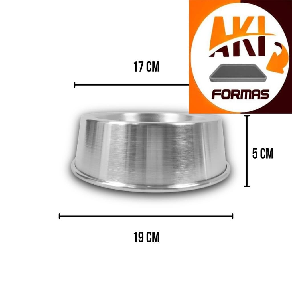 FORMA BOLO BALLERINE OU PISCINA 19 X 17 X 6  FEITA DE ALUMINIO PARA ALTA TEMPERATURA COM NOTA FISCAL (( cx 6 ))