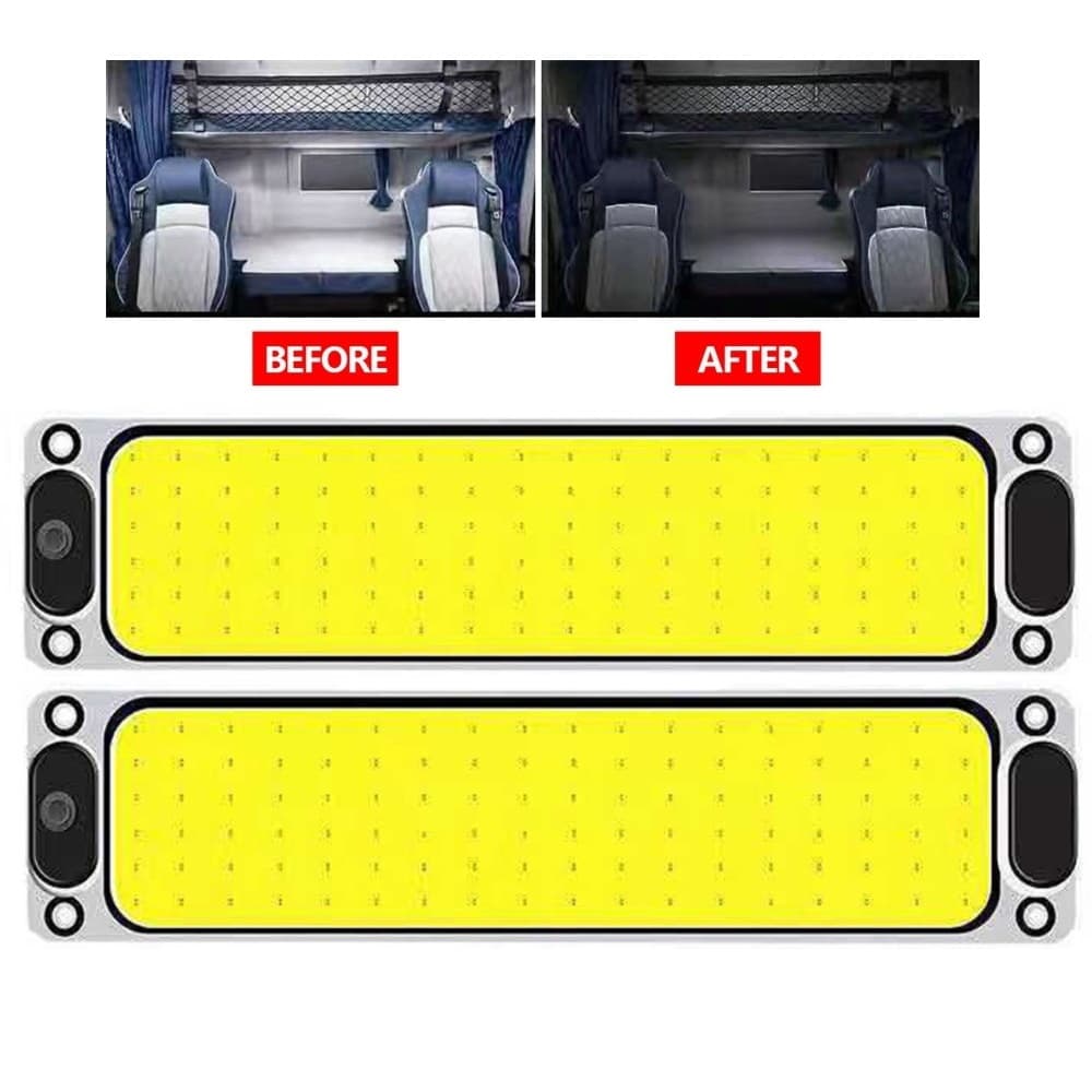 Barra de Luz de Teto 12-24V 108 LED Lâmpada COB Para interior De Caminhão Combi Vam Barco Veículos