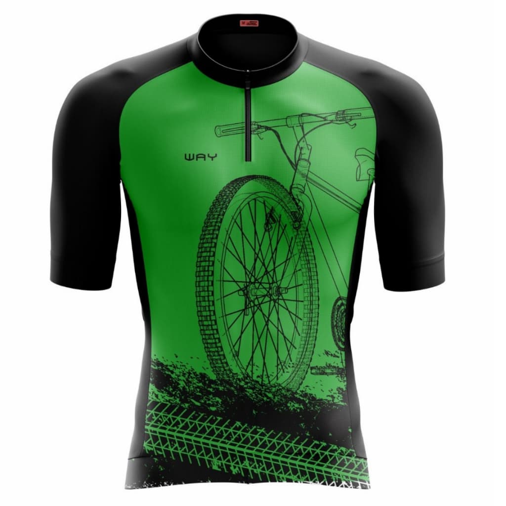 Camisa Ciclismo Camiseta Manga Curta Masculina Bike Roda Roupa Proteção UV Pedal Mtb