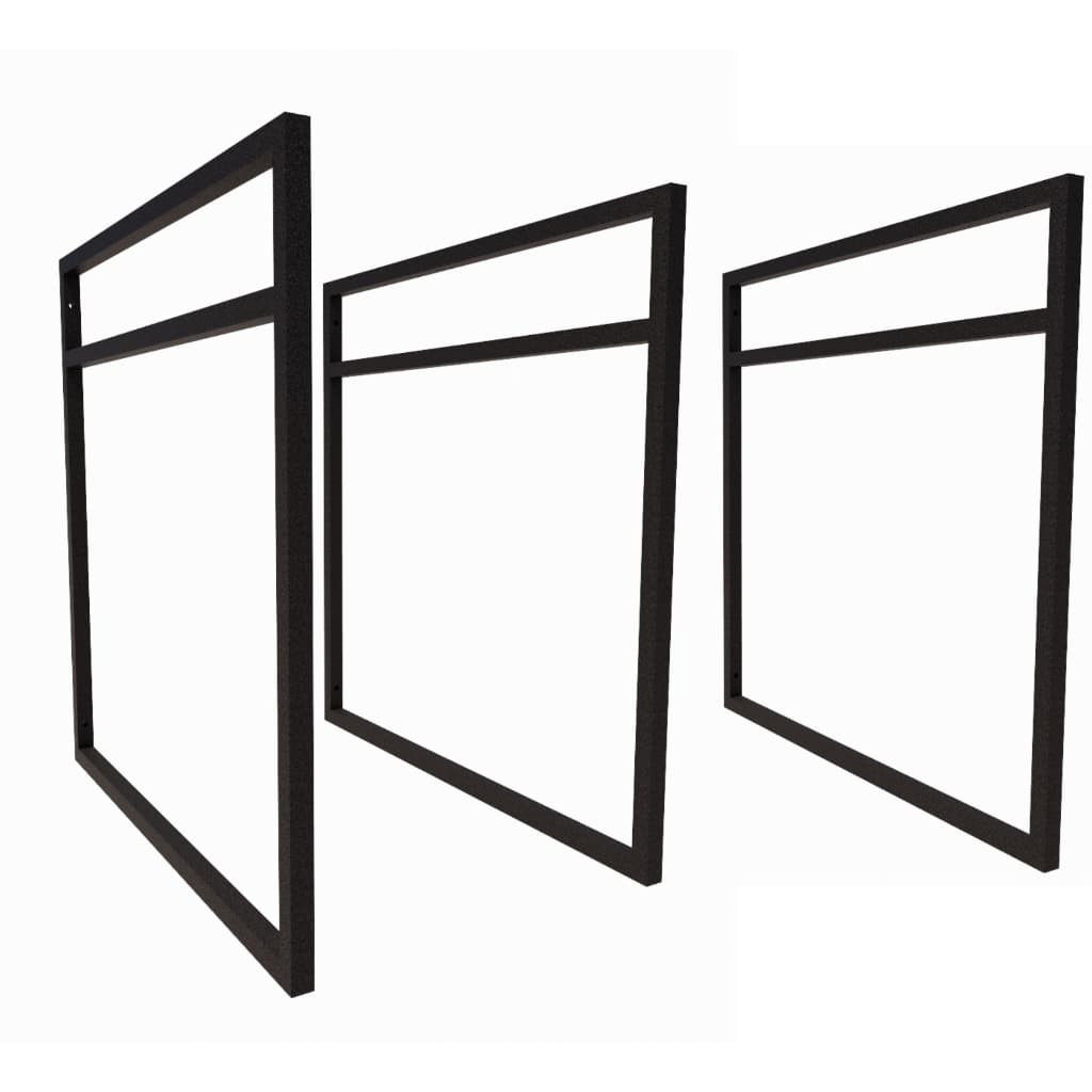 Kit 3 Suporte Nicho Estilo Industrial Para Cozinha 45cm Suporte De Parede Forno e Microondas Reforçado