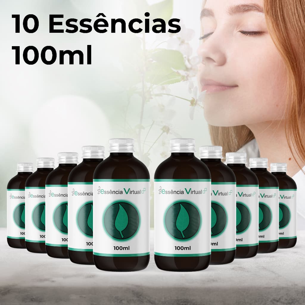 Essência 100ml - Caixa Com 10 Unidades - Hidrossolúvel | Escolha suas Fragrâncias