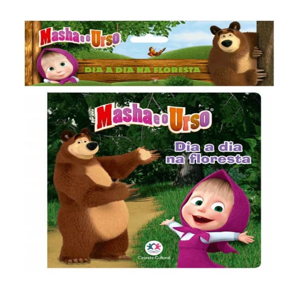 Livro Vinil Marcha e o Urso Dia a Dia Na Floresta Livro De Banho Infantil Ciranda Cultural