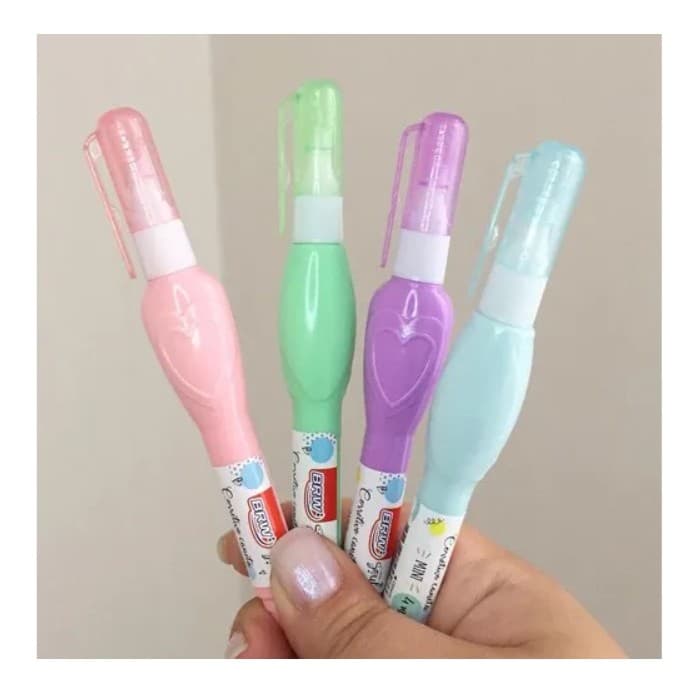 Corretivo em caneta tom pastel BRW pequeno e fofo