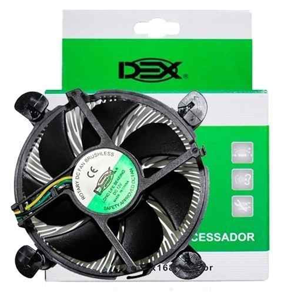 Cooler Processador Intel Lga 1150 1151 1155 1156 Dissipador 3 Pinos Core i3 i5 i7