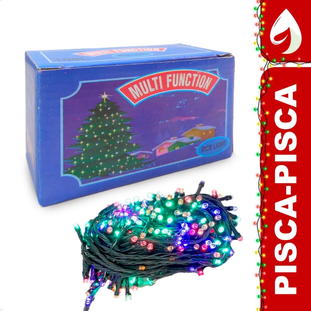 Pisca Pisca de Natal 08 Funções 100 Lâmpadas