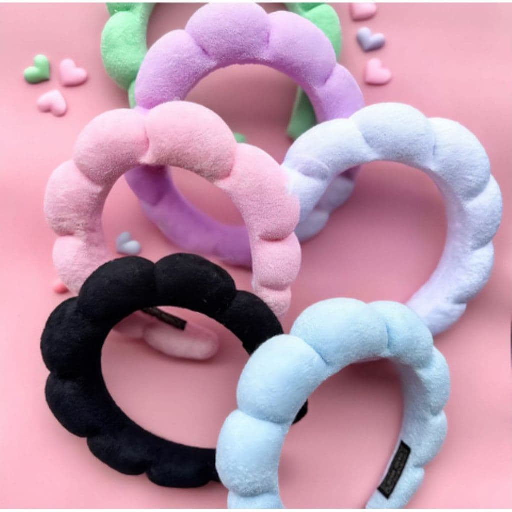 Tiara Nuvem Skin Care Headband E Make Faixa Para Cabelo