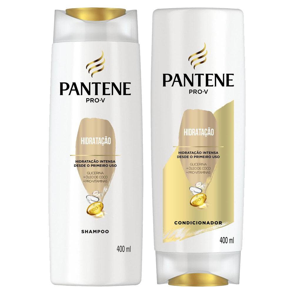 Kit Pantene PRO-V Hidratação Shampoo + Condicionador 400ml
