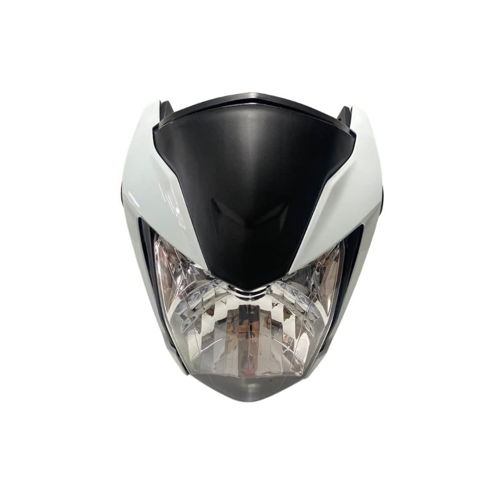 Farol Completo Com Carenagem e Laterais Compatível  Titan 160-2022/23 Branco