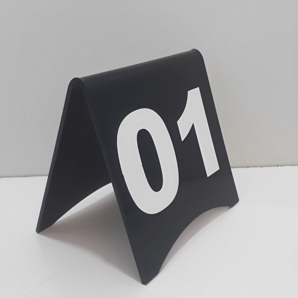 Placa Numeradora De Mesa 1 ao 80