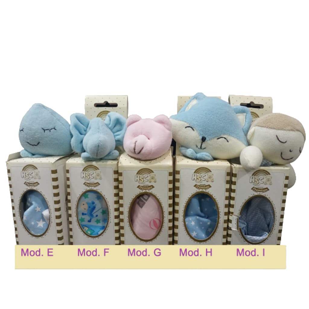 Naninha para Bebê  Pelúcia 26cm x 26 cm