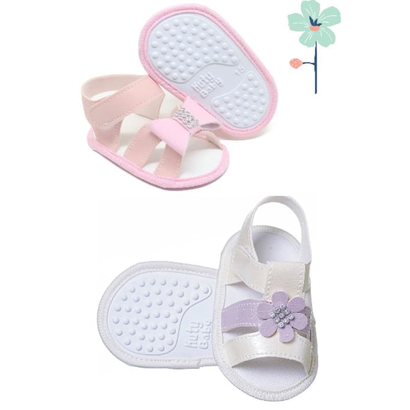 KIT 2 SANDALIAS BEBE MENINA DO 13 AO 18