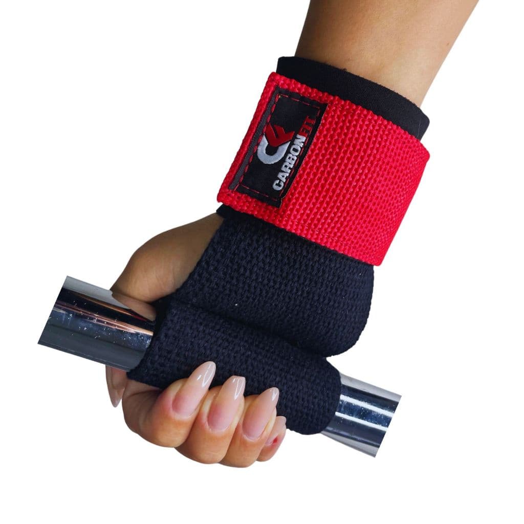 Luva Strap Grip Gancho X Carbon Musculação Academia Par