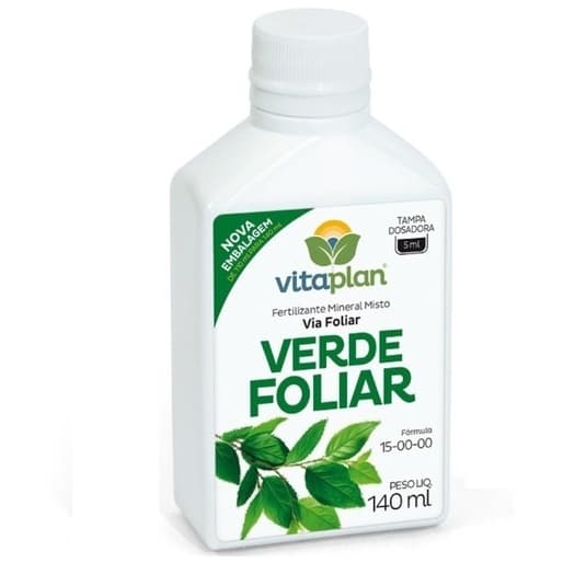 Fertilizante Verde Foliar Vitaplan 140ml - Nutriplan