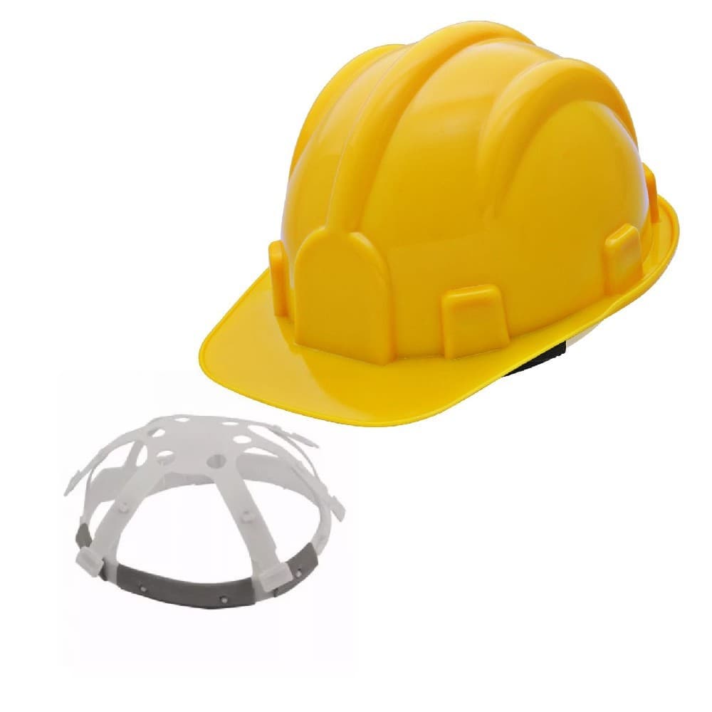 Capacete De Segurança Obra Proteção Trabalho Epi Com Carneira (Inmetro) PROMOÇÃO
