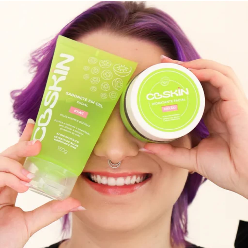 Kit Limpeza e Hidratação Facial Sabonete em gel 150g e hidratante em gel 60g CbSkin