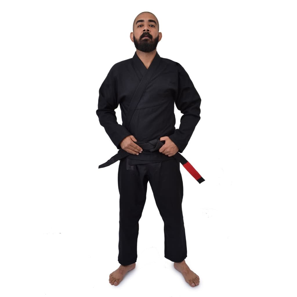 Kimono Adulto Judo Jiu Jitsu Trançado + Faixa