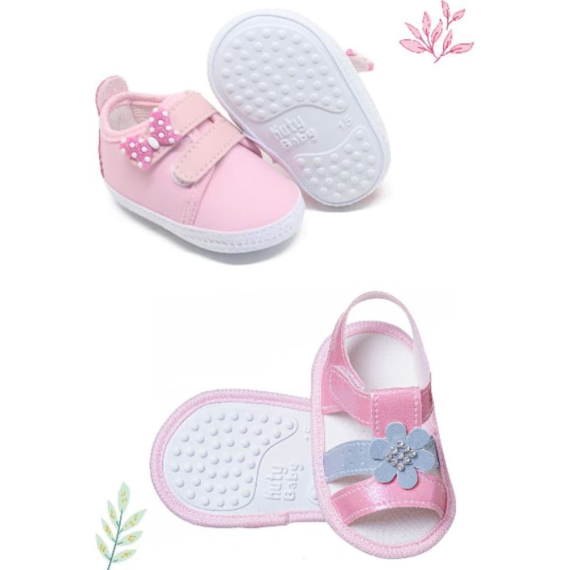 KIT TENIS E SANDALIA BEBE MENINA DO 13 AO 18