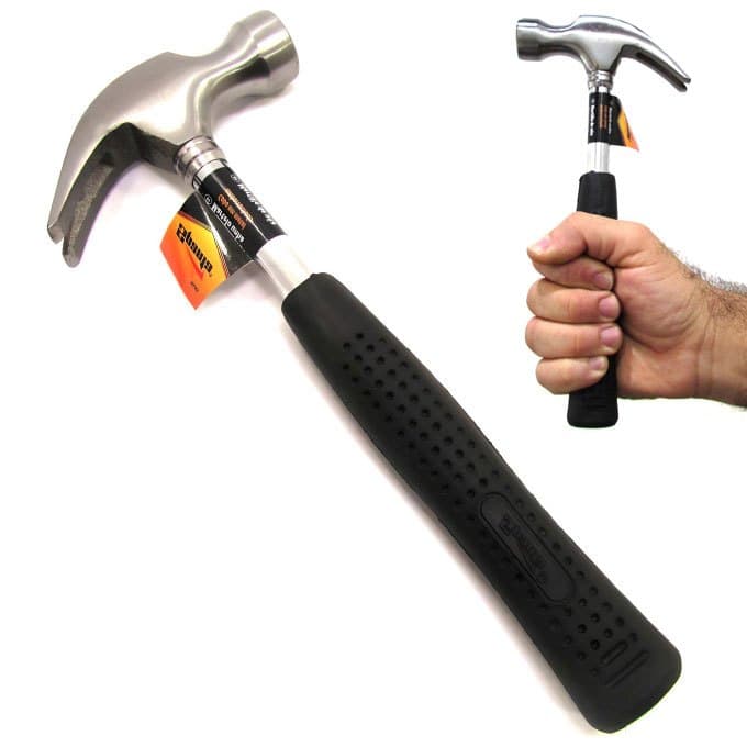 Martelo Unha Profissional de Aço 23mm Cabo Emborrachado