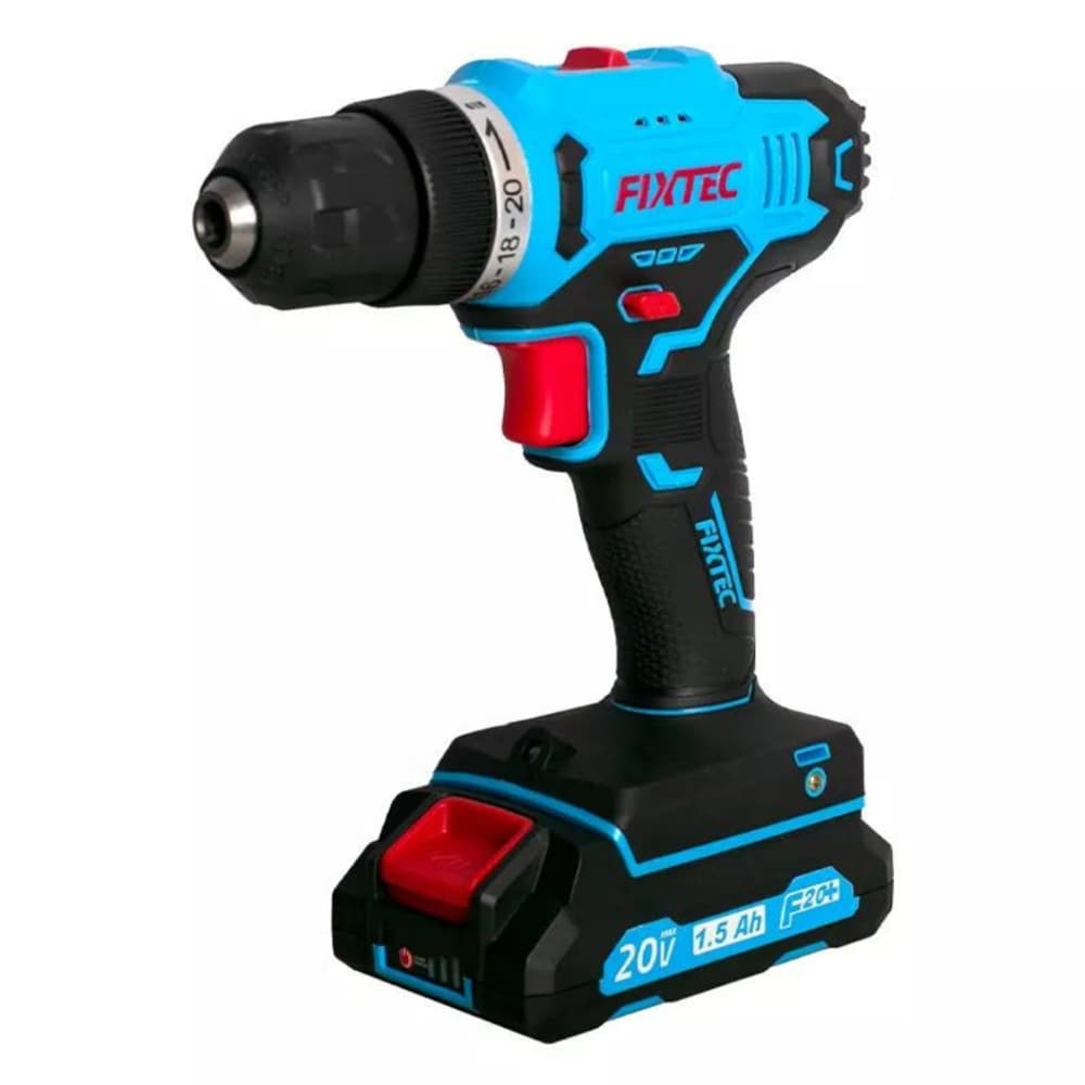Parafusadeira/Furadeira 20V Com Kit 221 Peças - FCD2001X-221 - Fixtec