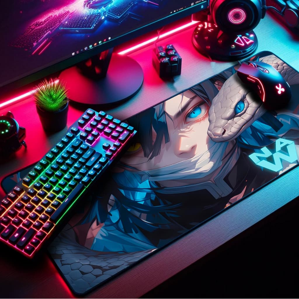 Mouse Pad Gamer Premium Extra Grande 90x40cm Borda Costurada Estampas