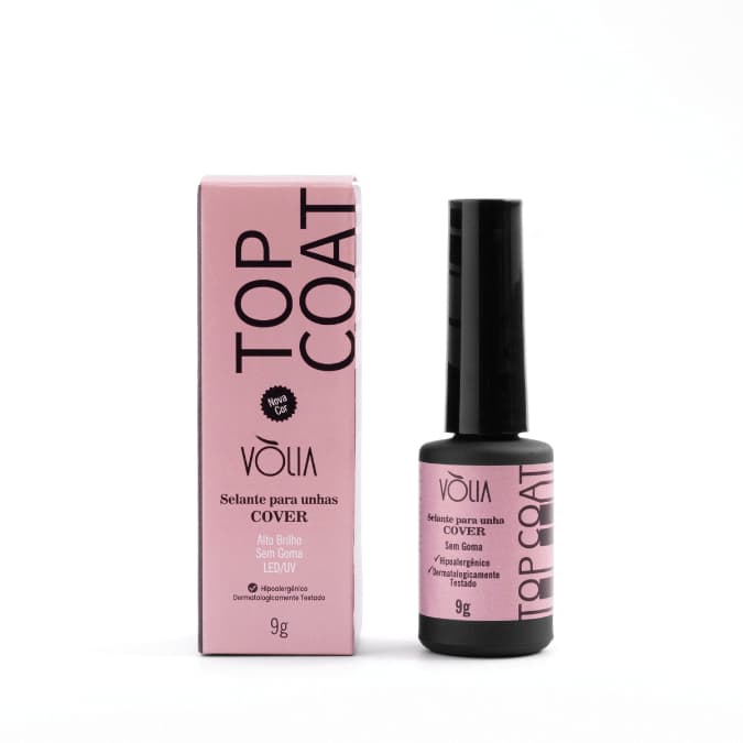 🔥 Top Coat Cover Frasco 9g - Volia - ORIGINAL 🔥