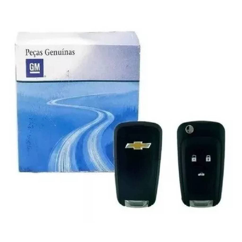 Chave Canivete Capa Carcaça Chevrolet GM 3 botões Cruze Onix Montana Tracker S10 Onix