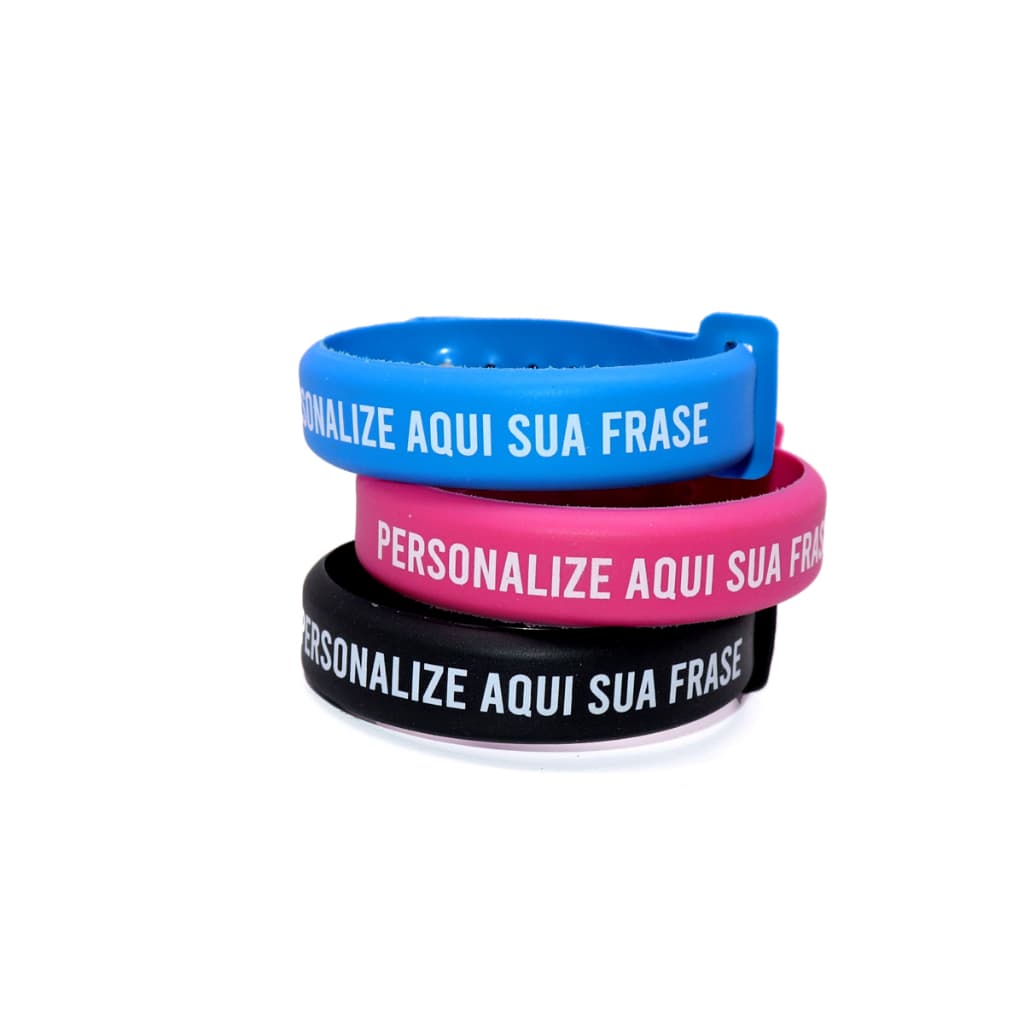 Pulseiras Personalizadas de Identificação  - À Prova D'água - ESCOLHA O QUE VOCÊ QUER ESCRITO