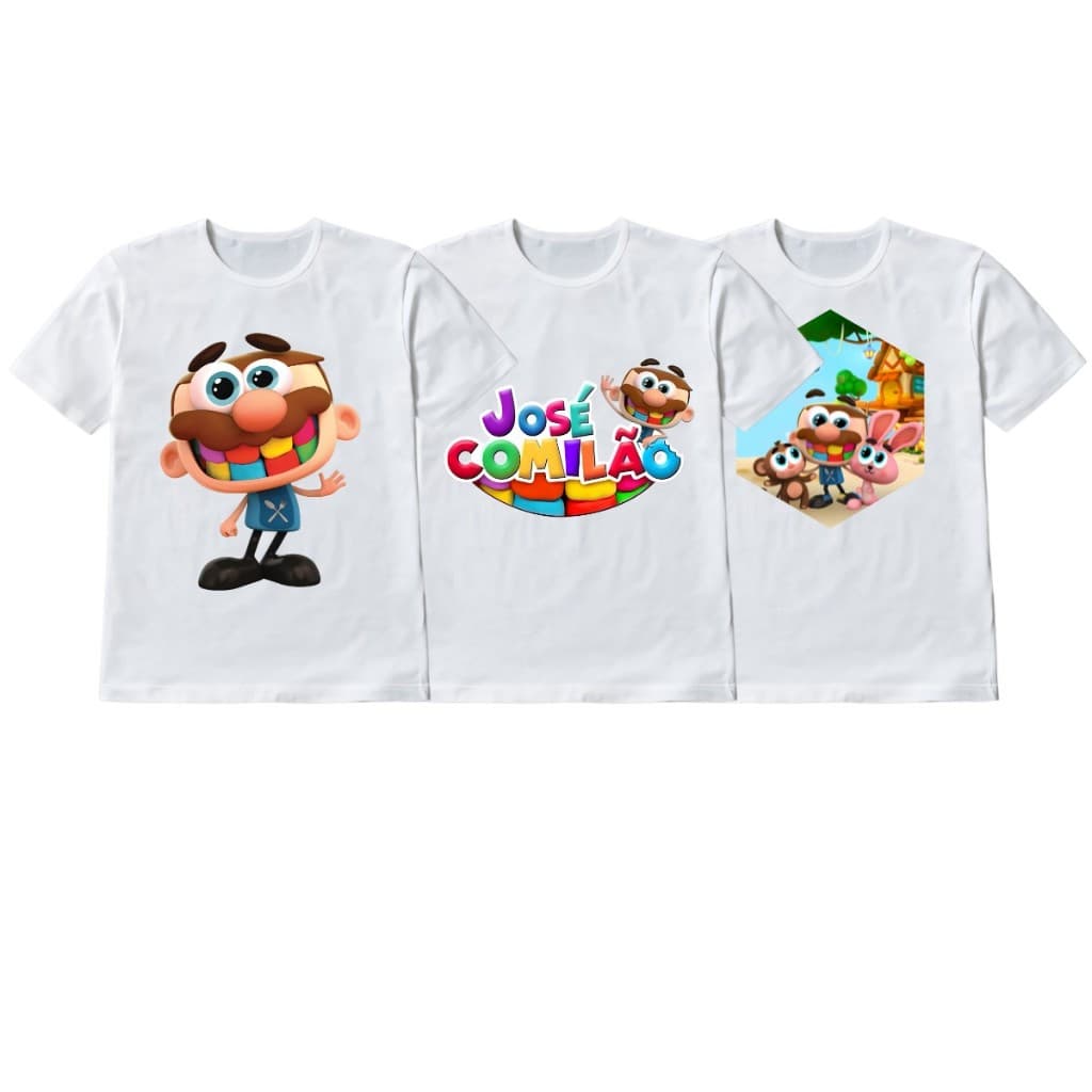 Blusa José Comilão Infantil Cor Branca