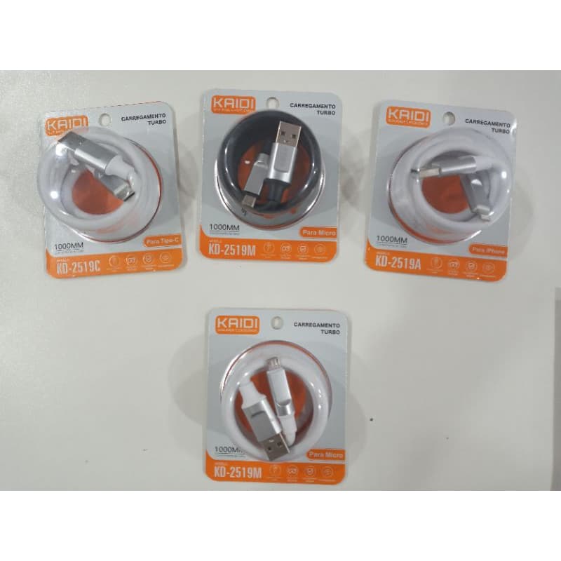 Cabo kaidi reforçado 6mm kit com 10